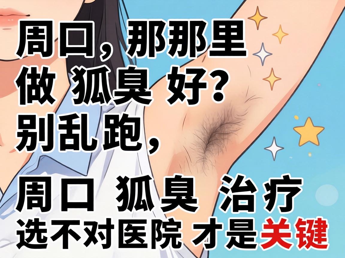 周口那里做狐臭好？别乱跑，周口狐臭治疗选对医院才是关键