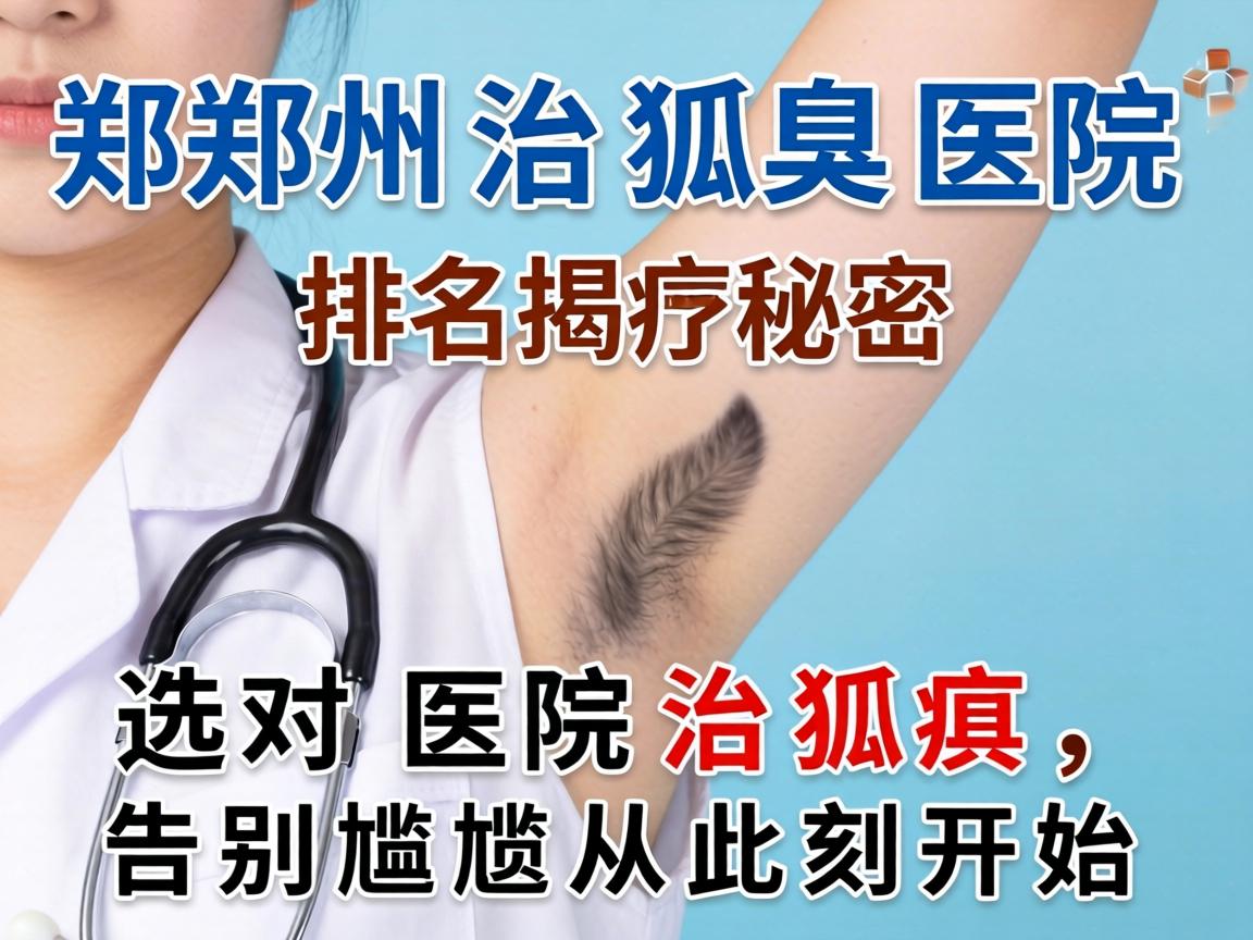 郑州治狐臭医院排名揭秘，选对医院治狐臭，告别尴尬从此刻开始