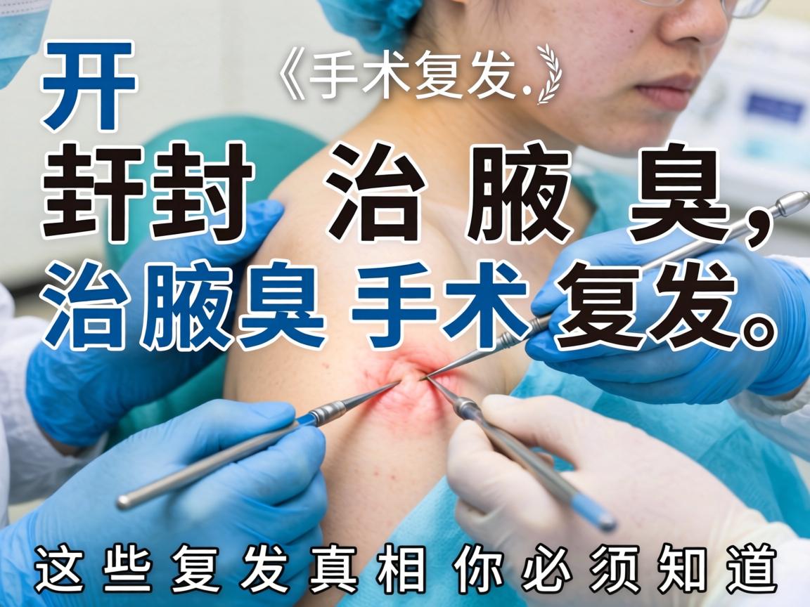 开封治腋臭手术复发，治腋臭手术复发，这些复发真相你必须知道