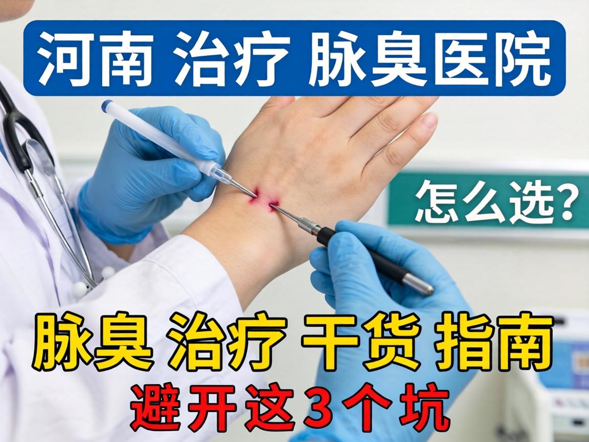 河南治疗腋臭医院怎么选？腋臭治疗干货指南，避开这3个坑