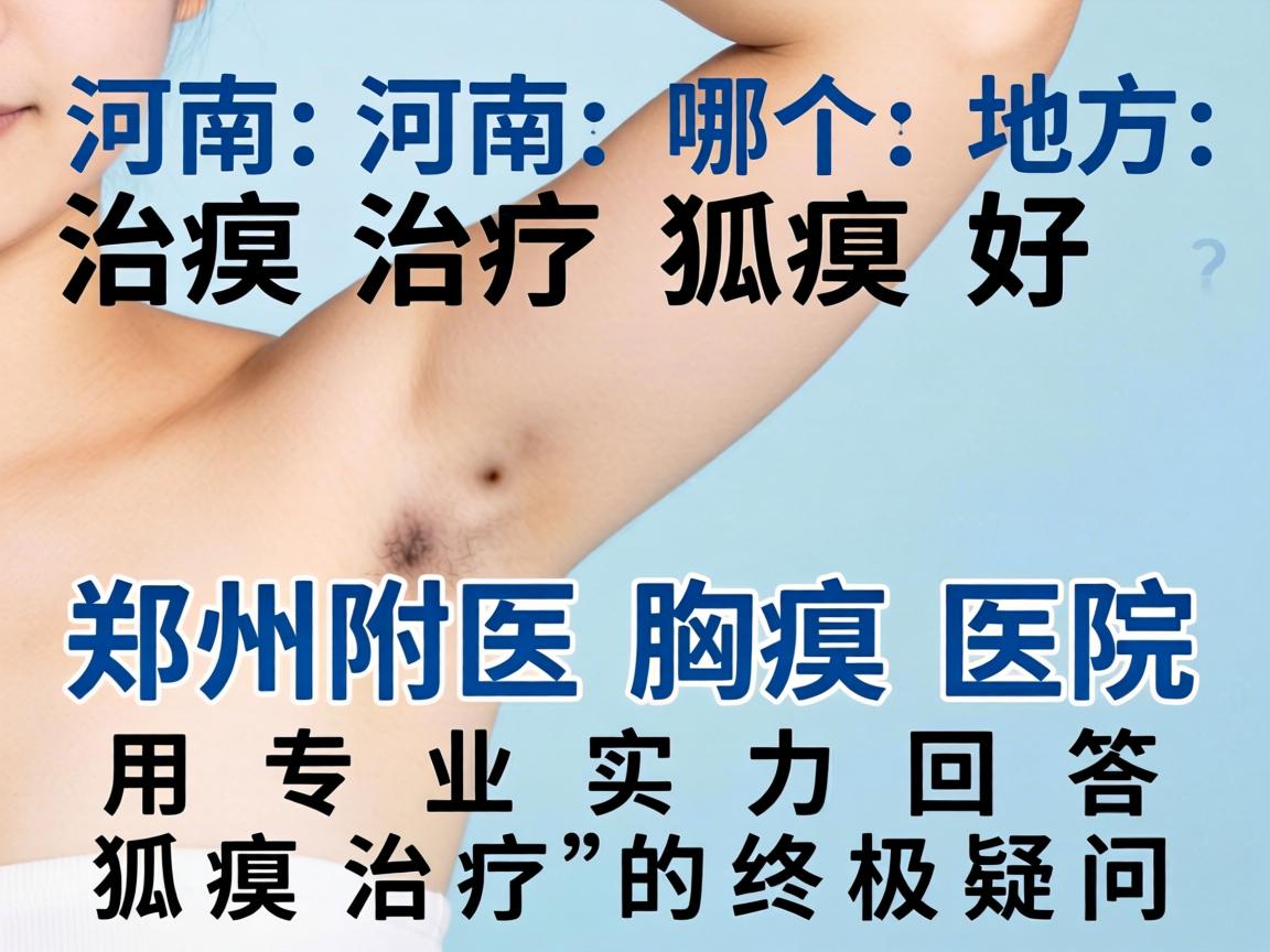 河南哪个地方治疗狐臭好?郑州附医腋臭医院用专业实力回答狐臭治疗的终极疑问 河南哪个地方治疗狐臭好?郑州附医腋臭医院用专业实力回答狐臭治疗的终极疑问