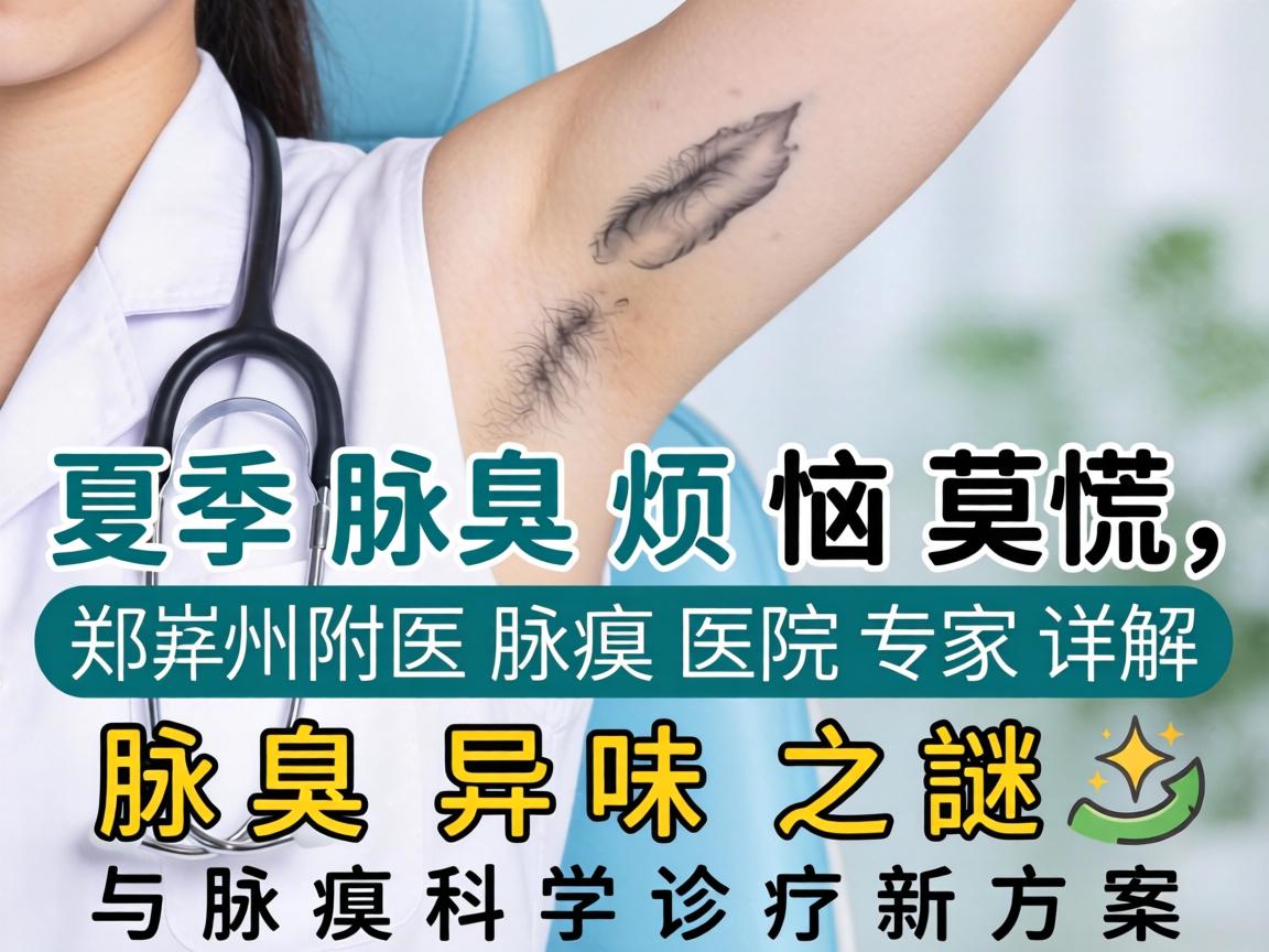 夏季腋臭烦恼莫慌，郑州附医腋臭医院专家详解腋臭异味之谜与腋臭科学诊疗新方案
