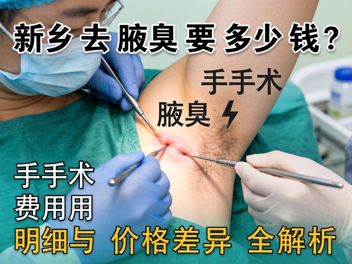 新乡去腋臭手术要多少钱?手术费用明细与价格差异全解析 新乡去腋臭手术要多少钱?手术费用明细与价格差异全解析