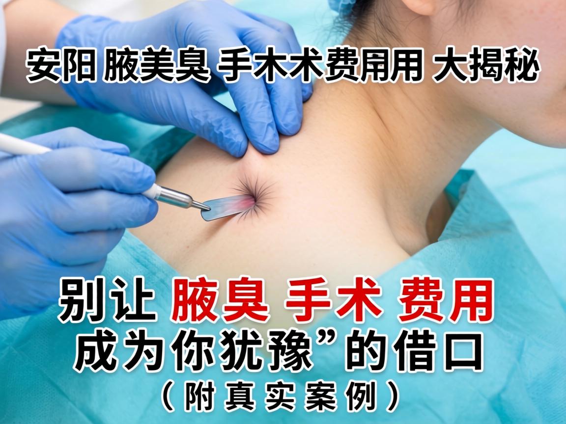 安阳腋臭手术费用大揭秘，别让腋臭手术费用成为你犹豫的借口（附真实案例）