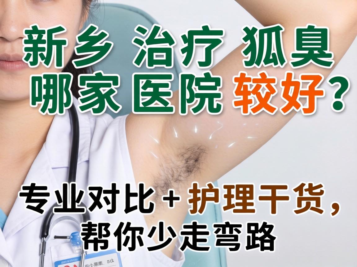 新乡治疗狐臭哪家医院较好？专业对比+护理干货，帮你少走弯路