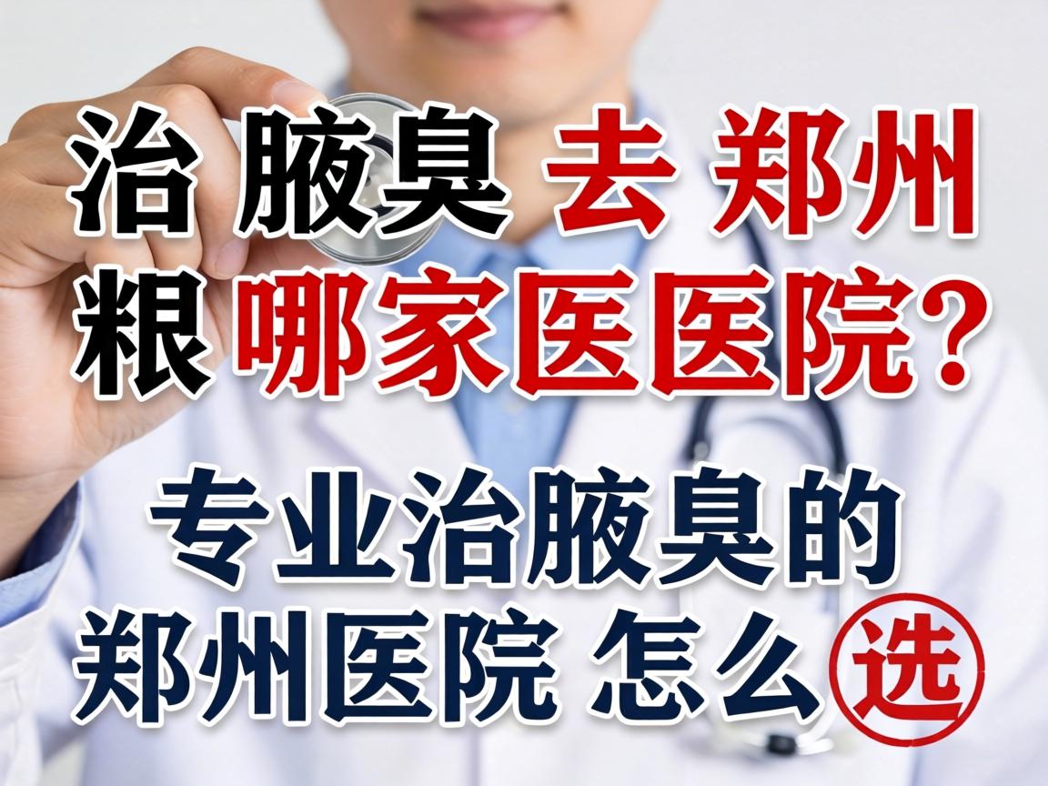 治腋臭去郑州哪家医院？专业治腋臭的郑州医院怎么选？