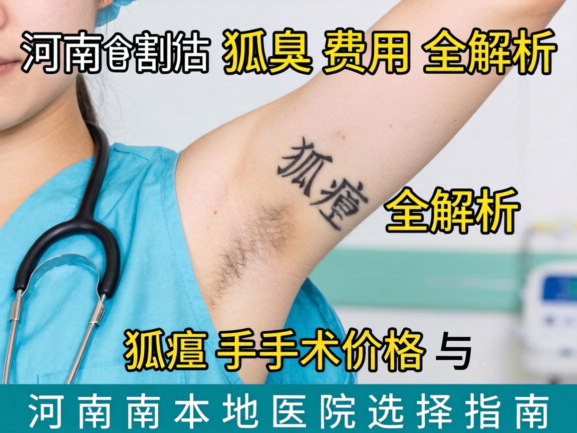 河南割狐臭费用全解析，狐臭手术价格与河南本地医院选择指南