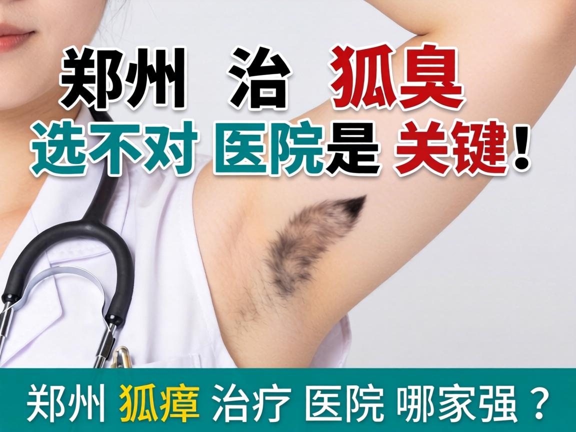 郑州治狐臭，选对医院是关键！郑州狐臭治疗医院哪家强？