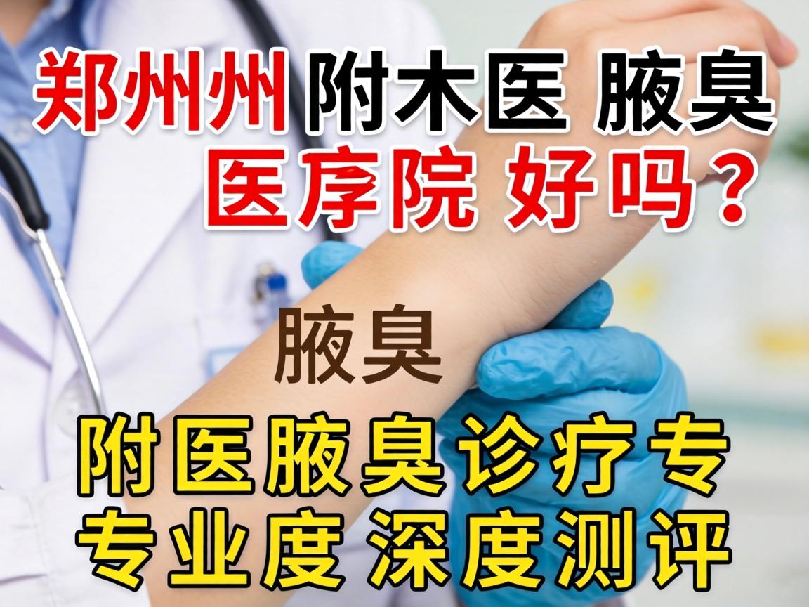 郑州附医腋臭医院好吗?附医腋臭诊疗专业度深度测评 郑州附医腋臭医院好吗?附医腋臭诊疗专业度深度测评