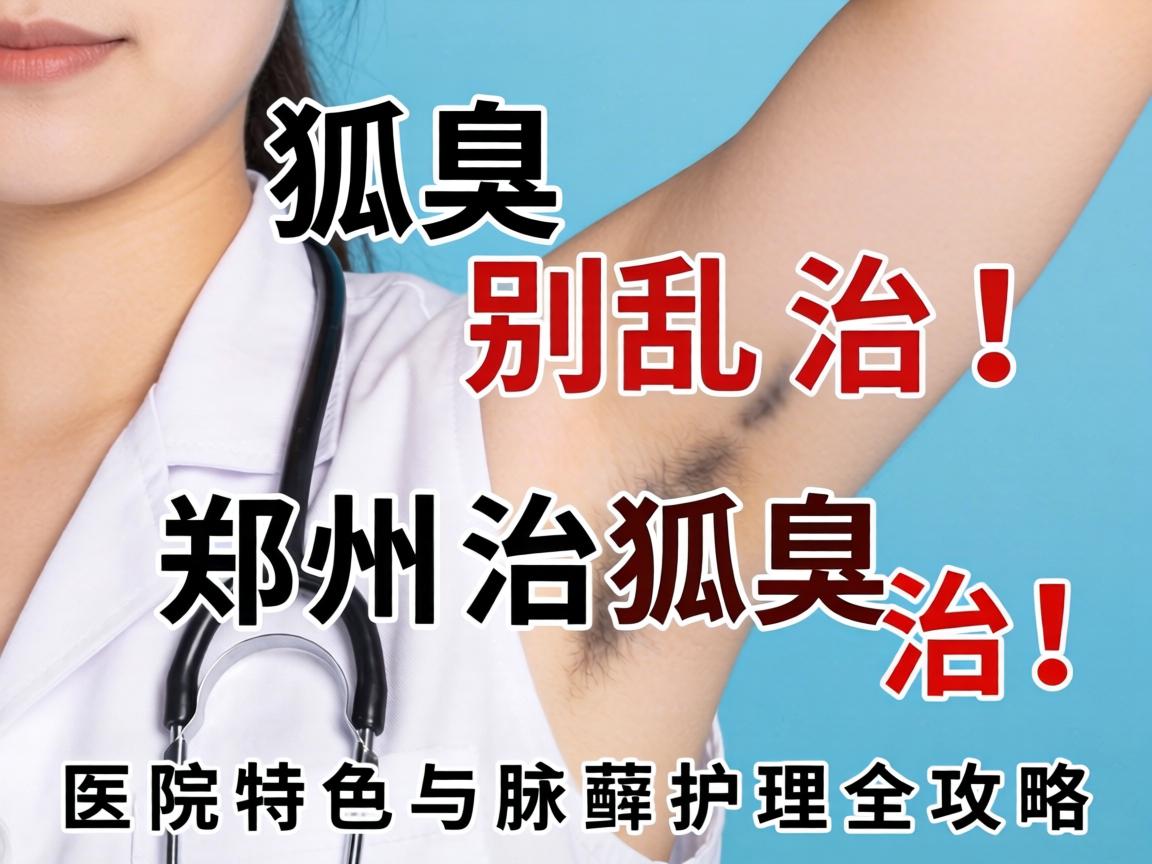 狐臭别乱治！郑州治狐臭，医院特色与腋臭护理全攻略