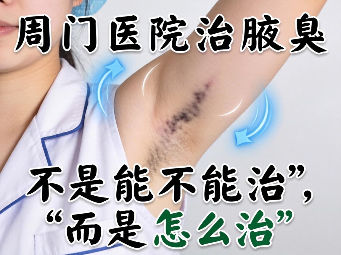 一、周口医院治腋臭，不是能不能治，而是怎么治