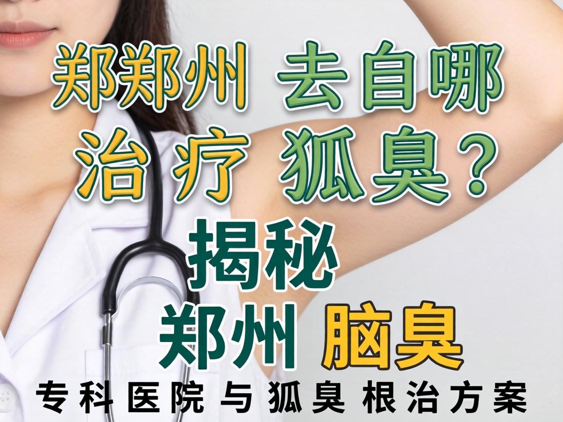 郑州去哪治疗狐臭？揭秘郑州腋臭专科医院与狐臭根治方案