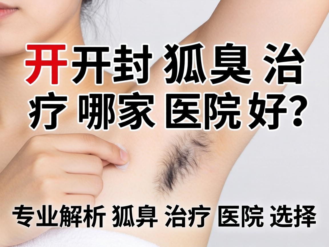 开封狐臭治疗哪家医院好？专业解析狐臭治疗医院选择