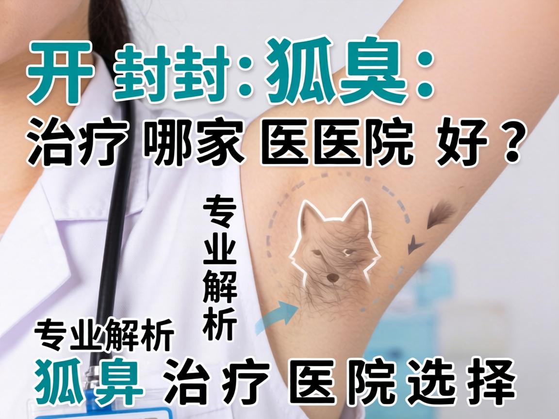 开封狐臭治疗哪家医院好？专业解析狐臭治疗医院选择