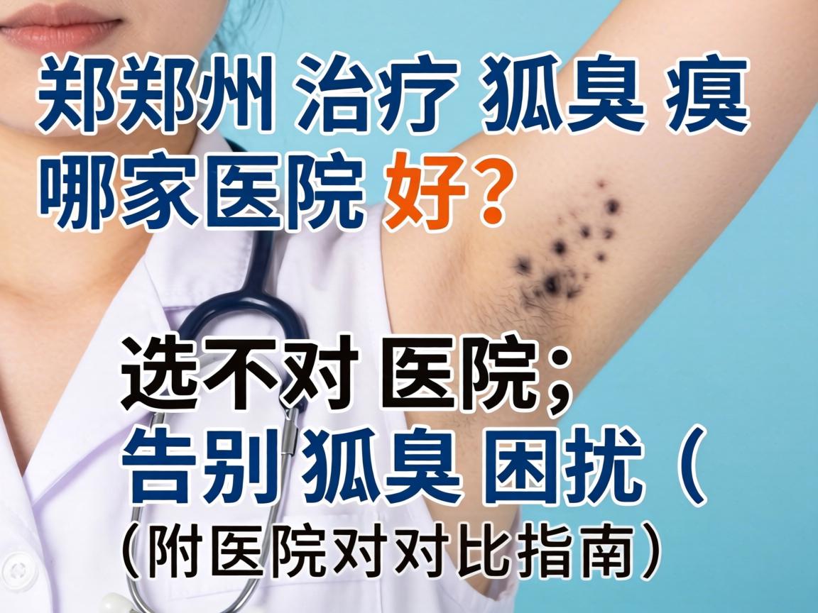 郑州治疗狐臭哪家医院好？选对医院，告别狐臭困扰（附医院对比指南）
