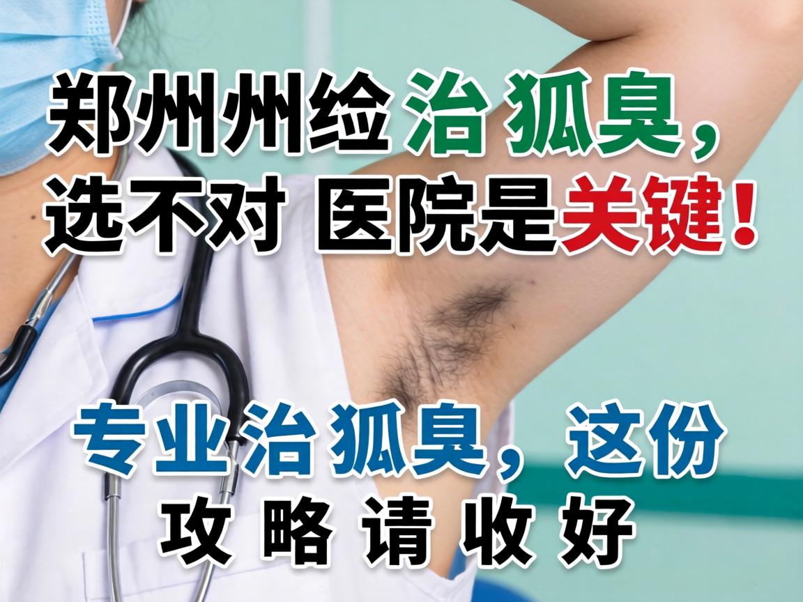 郑州治狐臭,选对医院是关键!专业治狐臭,这份攻略请收好 郑州治狐臭,选对医院是关键!专业治狐臭,这份攻略请收好
