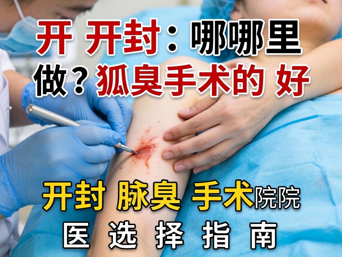 开封哪里做狐臭的手术好?开封腋臭手术医院选择指南 开封哪里做狐臭的手术好?开封腋臭手术医院选择指南