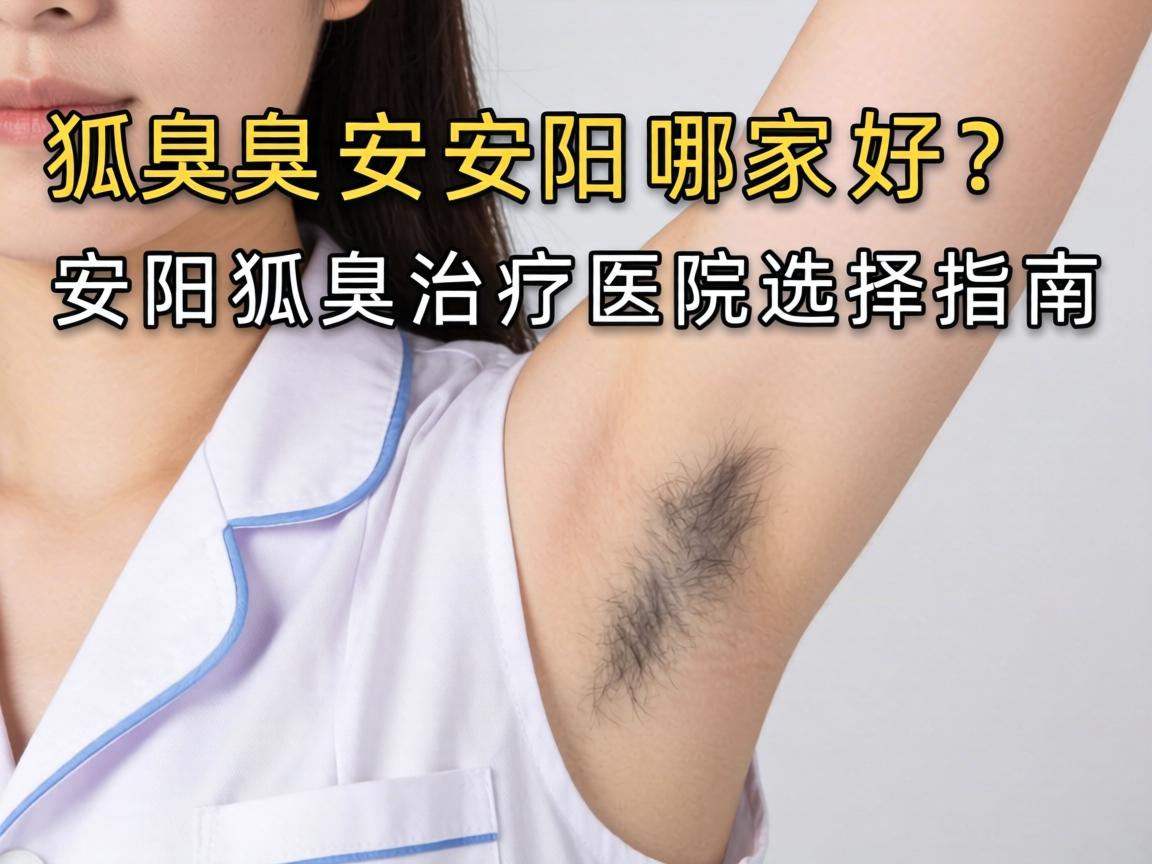 狐臭安阳哪家好？安阳狐臭治疗医院选择指南