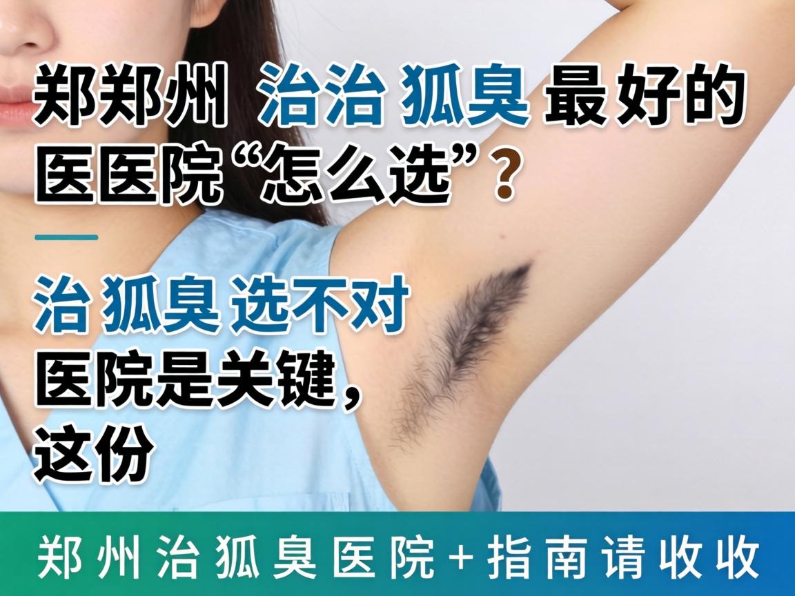 郑州治狐臭最好的医院怎么选？治狐臭选对医院是关键，这份郑州治狐臭医院指南请收好