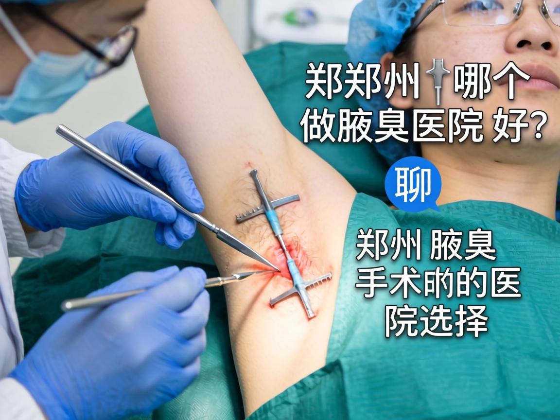 郑州做腋臭手术哪个医院好？聊聊郑州腋臭手术的医院选择