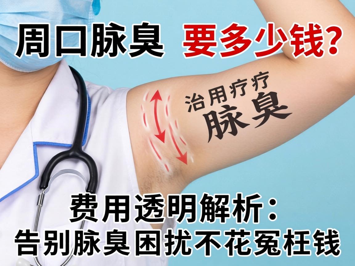 周口腋臭治疗要多少钱？费用透明解析，告别腋臭困扰不花冤枉钱