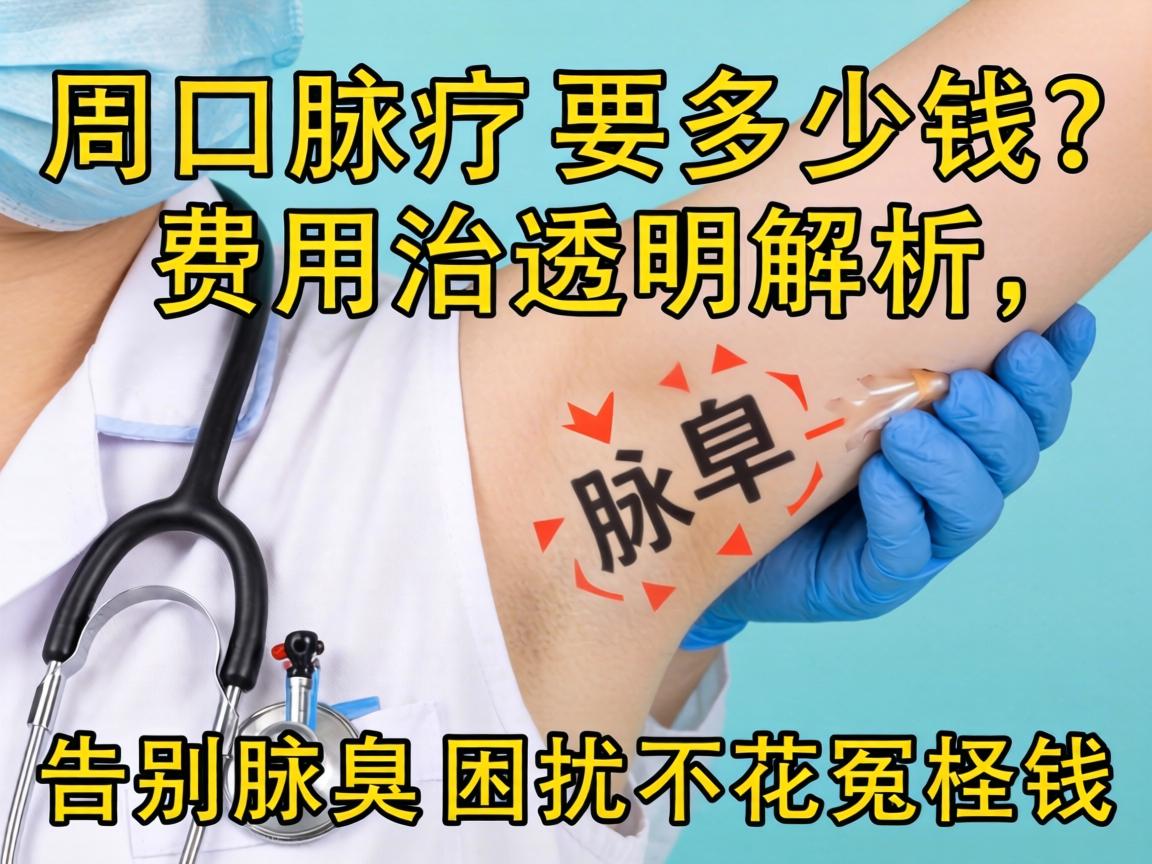 周口腋臭治疗要多少钱？费用透明解析，告别腋臭困扰不花冤枉钱