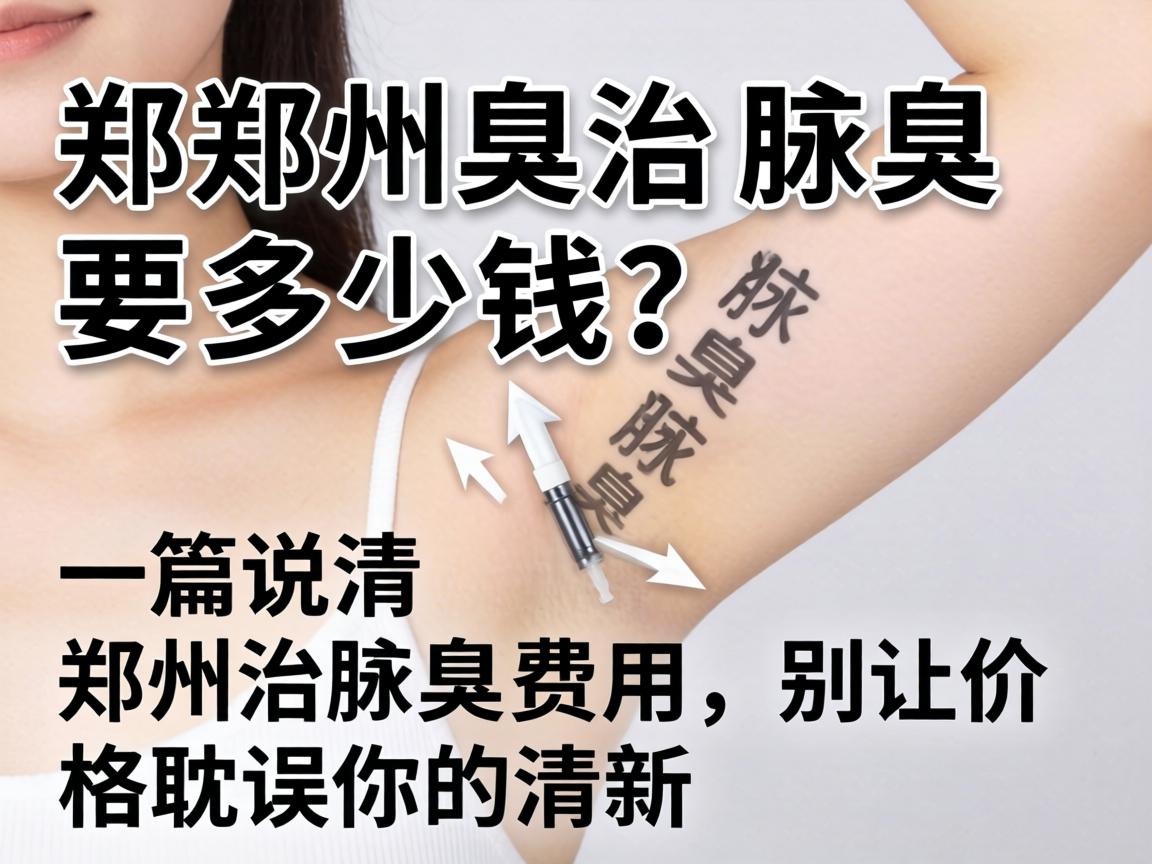 郑州治腋臭要多少钱？一篇说清郑州治腋臭费用，别让价格耽误你的清新