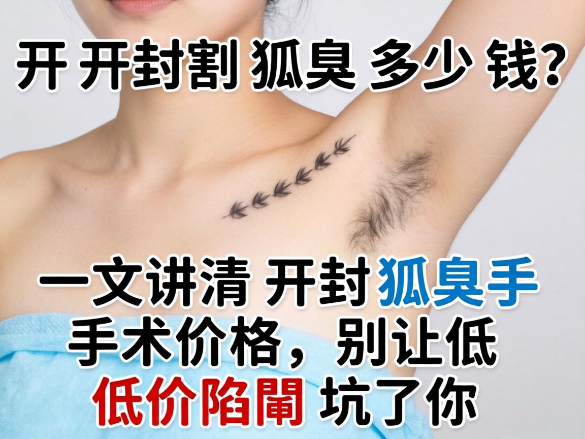 开封割狐臭多少钱?一文讲清开封狐臭手术价格,别让低价陷阱坑了你 开封割狐臭多少钱?一文讲清开封狐臭手术价格,别让低价陷阱坑了你