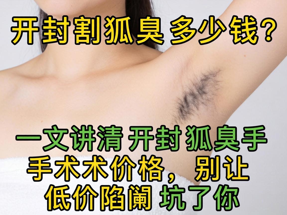 开封割狐臭多少钱?一文讲清开封狐臭手术价格,别让低价陷阱坑了你 开封割狐臭多少钱?一文讲清开封狐臭手术价格,别让低价陷阱坑了你