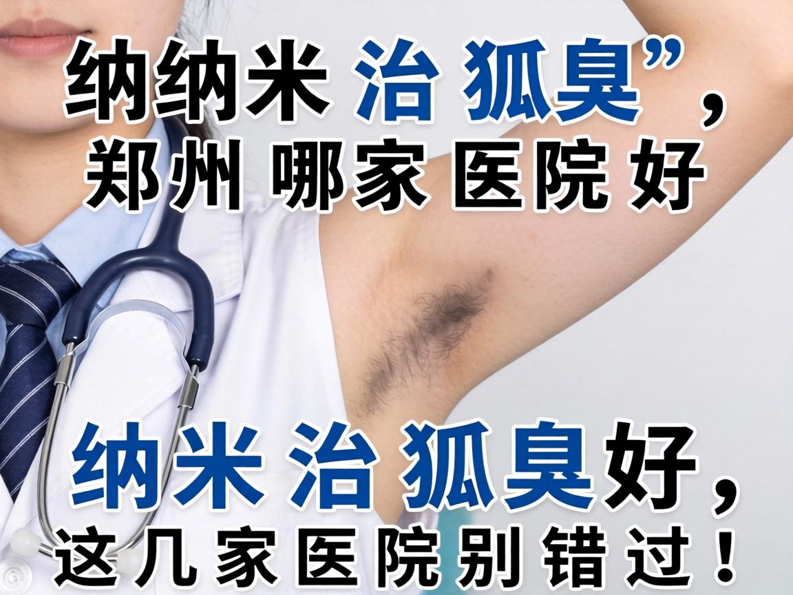 纳米治狐臭，郑州哪家医院好？纳米治狐臭，这几家医院别错过！