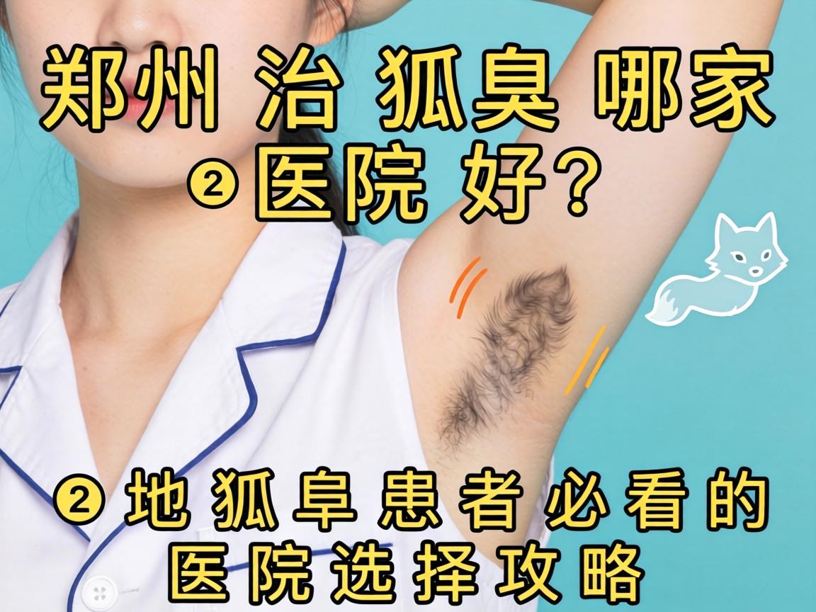 郑州治狐臭哪家医院好？本地狐臭患者必看的医院选择攻略