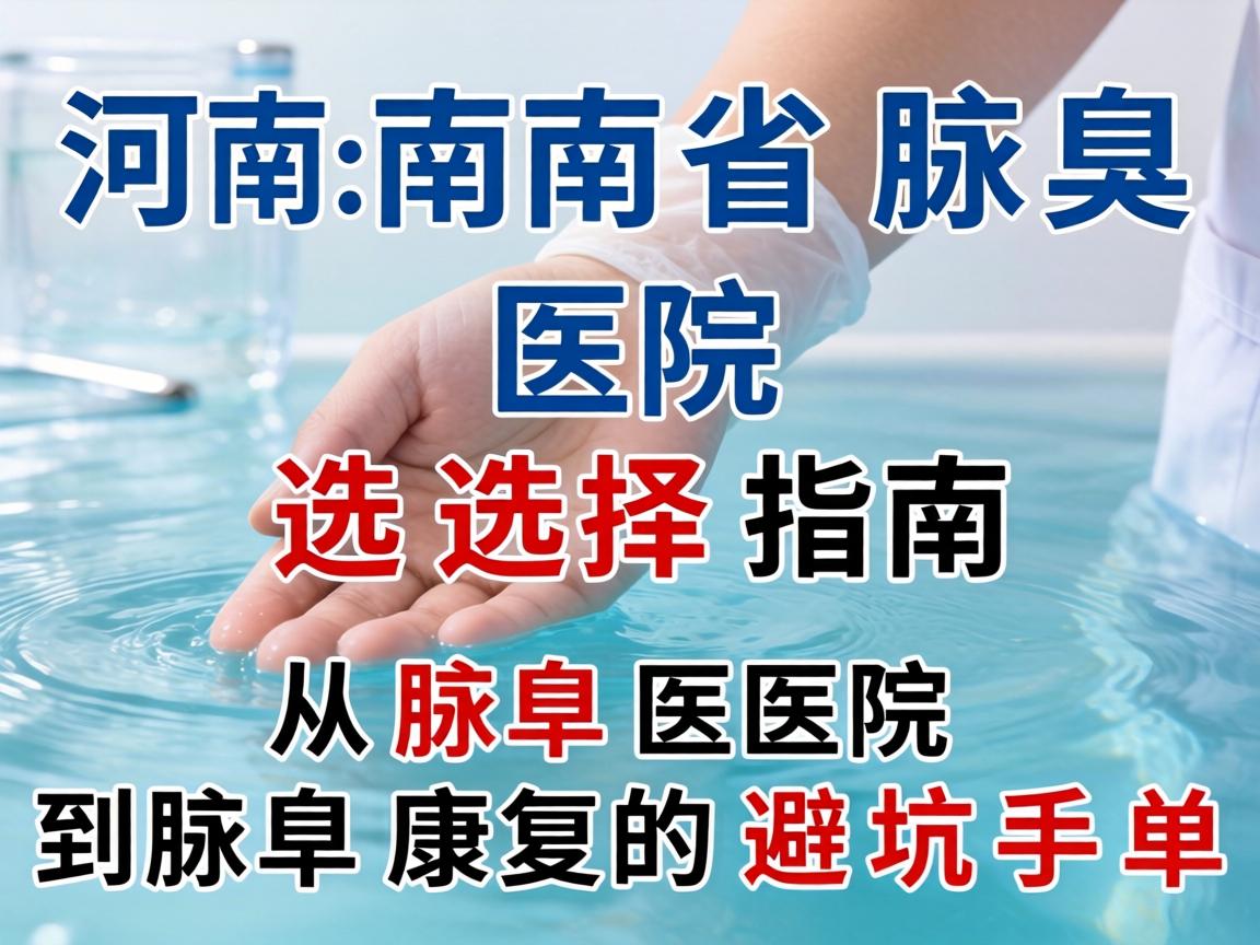 河南省腋臭医院选择指南，从腋臭医院到腋臭康复的避坑手册