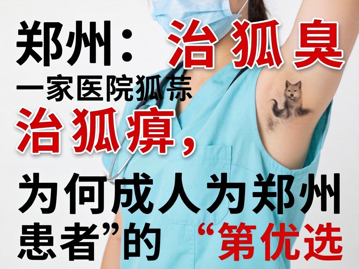 郑州治狐臭，这家医院治狐臭，为何成为郑州狐臭患者的首选？