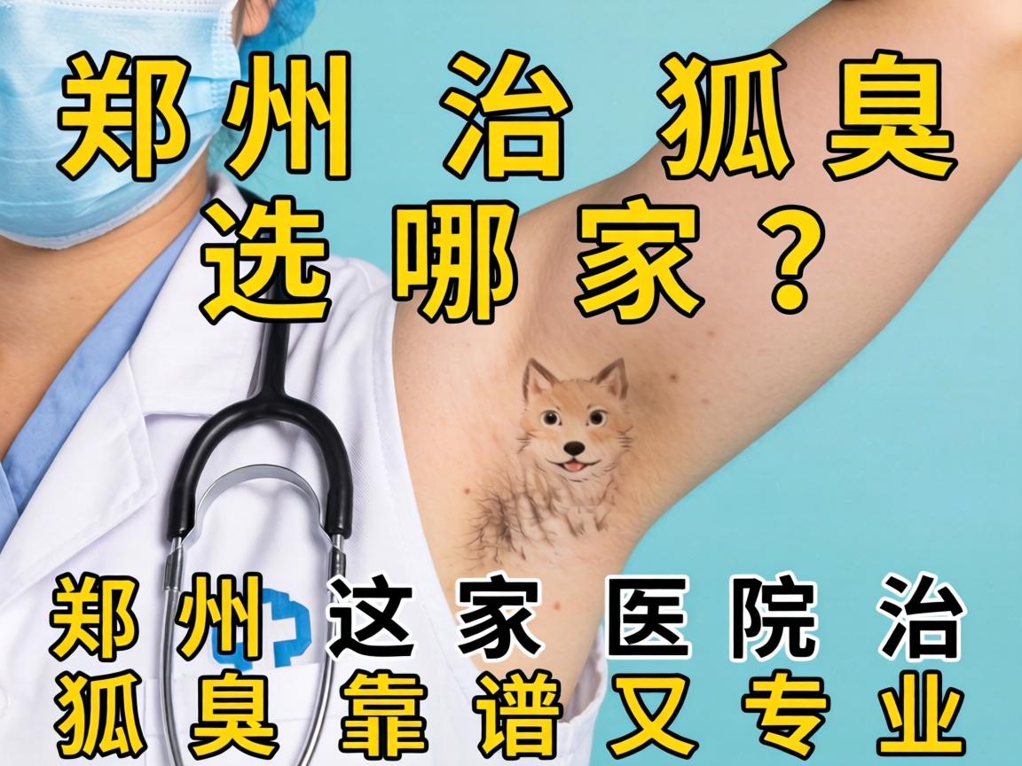郑州治狐臭选哪家？郑州这家医院治狐臭靠谱又专业
