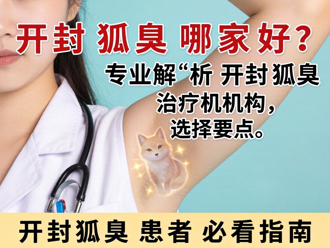 开封狐臭哪家好?专业解析开封狐臭治疗机构选择要点,开封狐臭患者必看指南 开封狐臭哪家好?专业解析开封狐臭治疗机构选择要点,开封狐臭患者必看指南