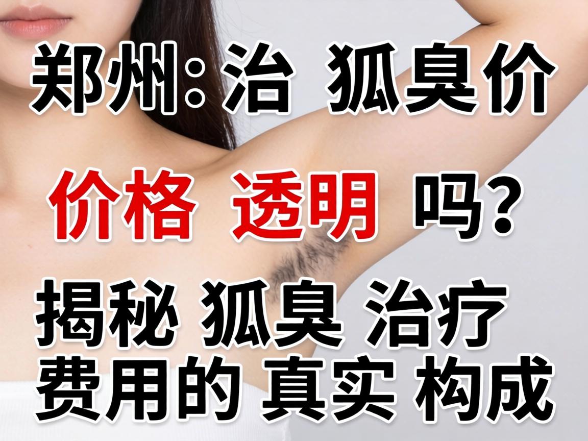郑州治狐臭价格透明吗？揭秘狐臭治疗费用的真实构成