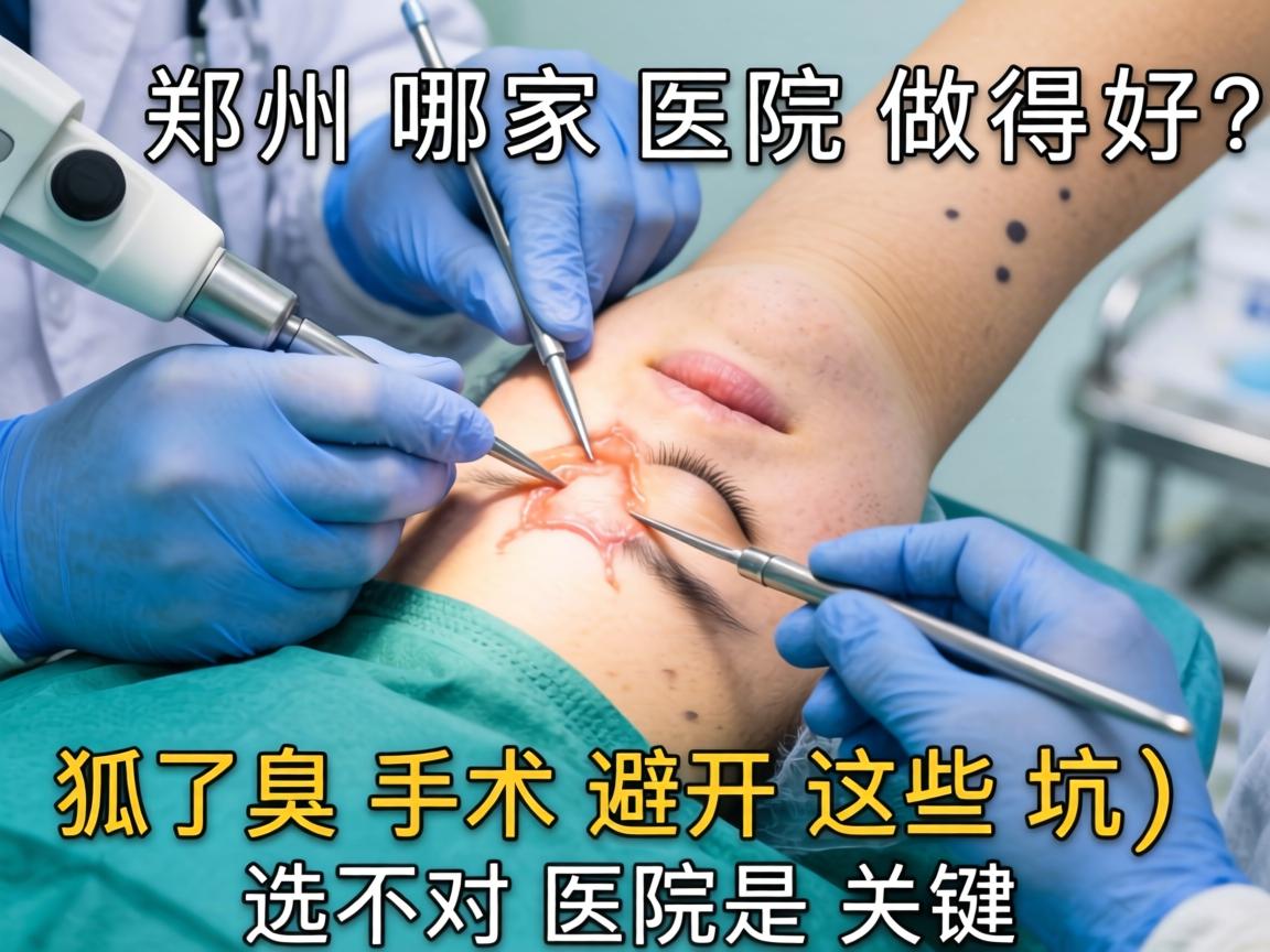 郑州狐臭手术哪家医院做得好？狐臭手术避开这些坑，选对医院是关键