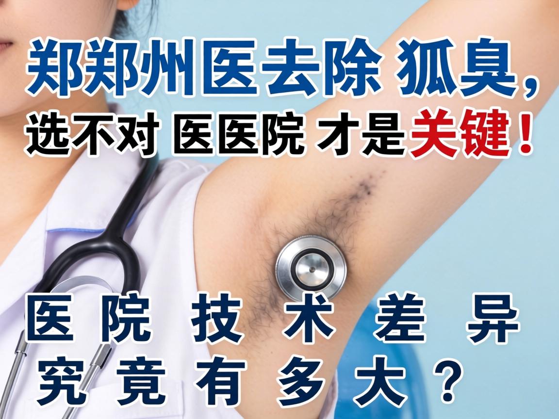 郑州去除狐臭，选对医院才是关键！医院技术差异究竟有多大？