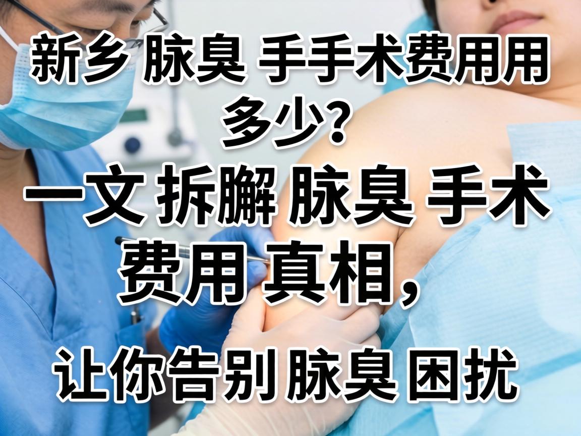 新乡腋臭手术费用多少?一文拆解腋臭手术费用真相,让你告别腋臭困扰 新乡腋臭手术费用多少?一文拆解腋臭手术费用真相,让你告别腋臭困扰