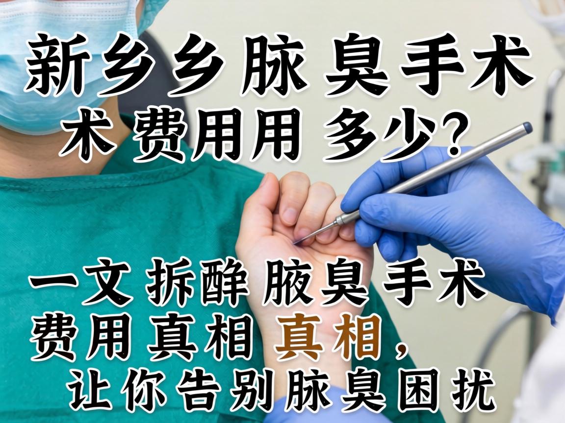 新乡腋臭手术费用多少?一文拆解腋臭手术费用真相,让你告别腋臭困扰 新乡腋臭手术费用多少?一文拆解腋臭手术费用真相,让你告别腋臭困扰