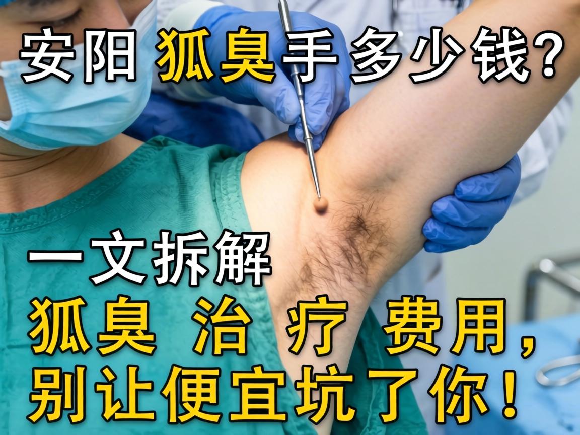 安阳狐臭手术多少钱？一文拆解狐臭治疗费用，别让便宜坑了你！