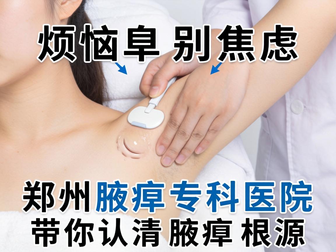 腋臭烦恼别焦虑，郑州腋臭专科医院带你认清腋臭根源