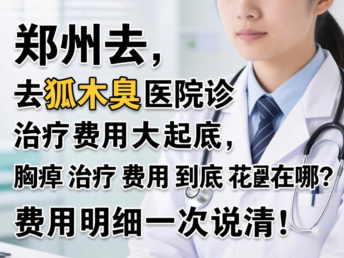 郑州去狐臭医院诊疗费用大起底，腋臭治疗费用到底花在哪？费用明细一次说清！