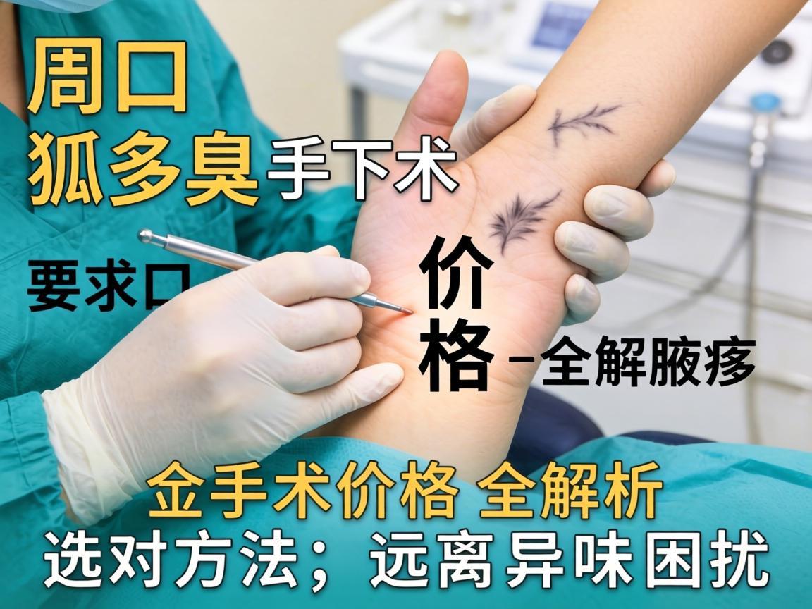 周口狐臭手术价格全解析，选对方法，远离异味困扰