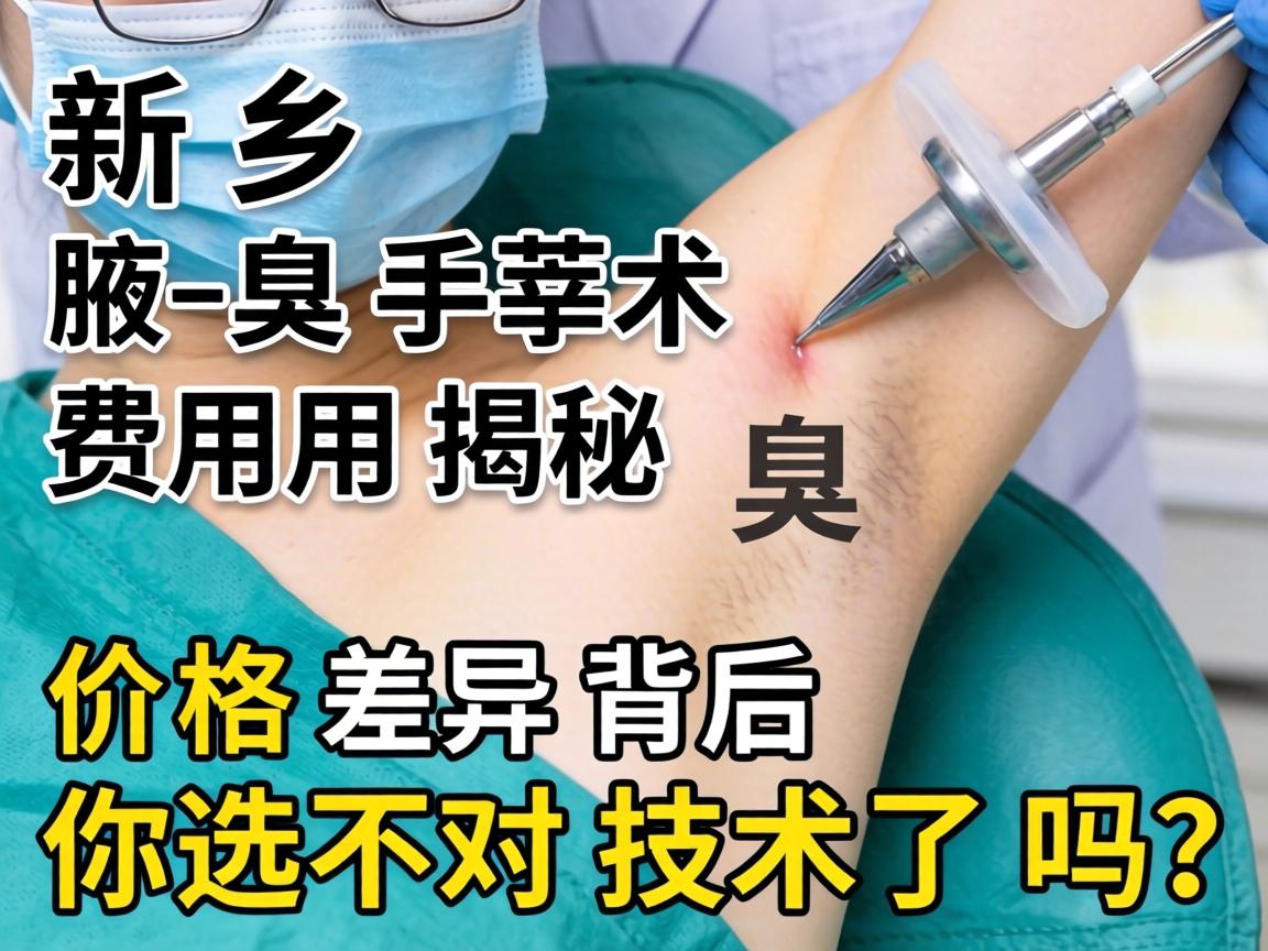 新乡腋臭手术费用揭秘,价格差异背后,你选对技术了吗? 新乡腋臭手术费用揭秘,价格差异背后,你选对技术了吗?