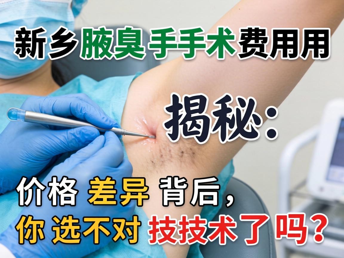 新乡腋臭手术费用揭秘,价格差异背后,你选对技术了吗? 新乡腋臭手术费用揭秘,价格差异背后,你选对技术了吗?