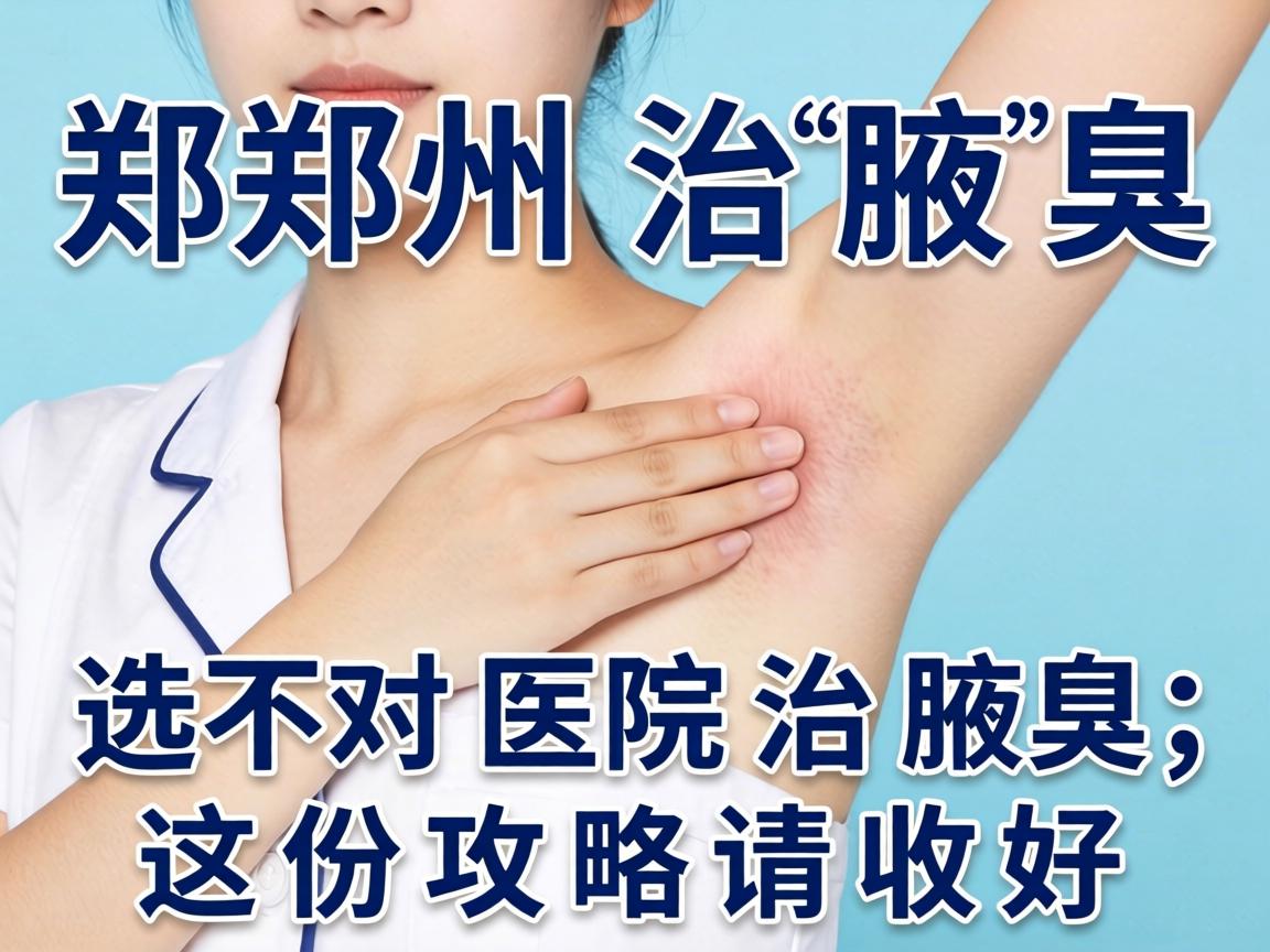 郑州治腋臭,选对医院治腋臭,这份攻略请收好 郑州治腋臭,选对医院治腋臭,这份攻略请收好