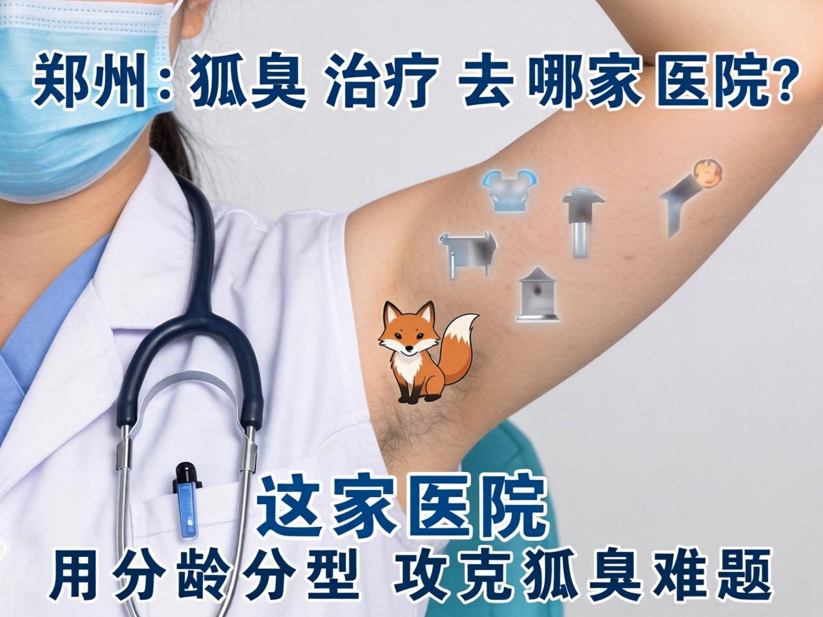 郑州狐臭治疗去哪家医院？这家医院用分龄分型攻克狐臭难题