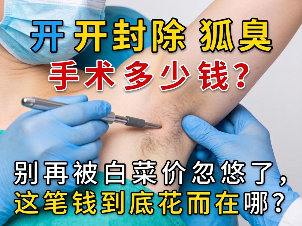 开封除狐臭手术多少钱?别再被白菜价忽悠了,这笔钱到底花在哪? 开封除狐臭手术多少钱?别再被白菜价忽悠了,这笔钱到底花在哪?