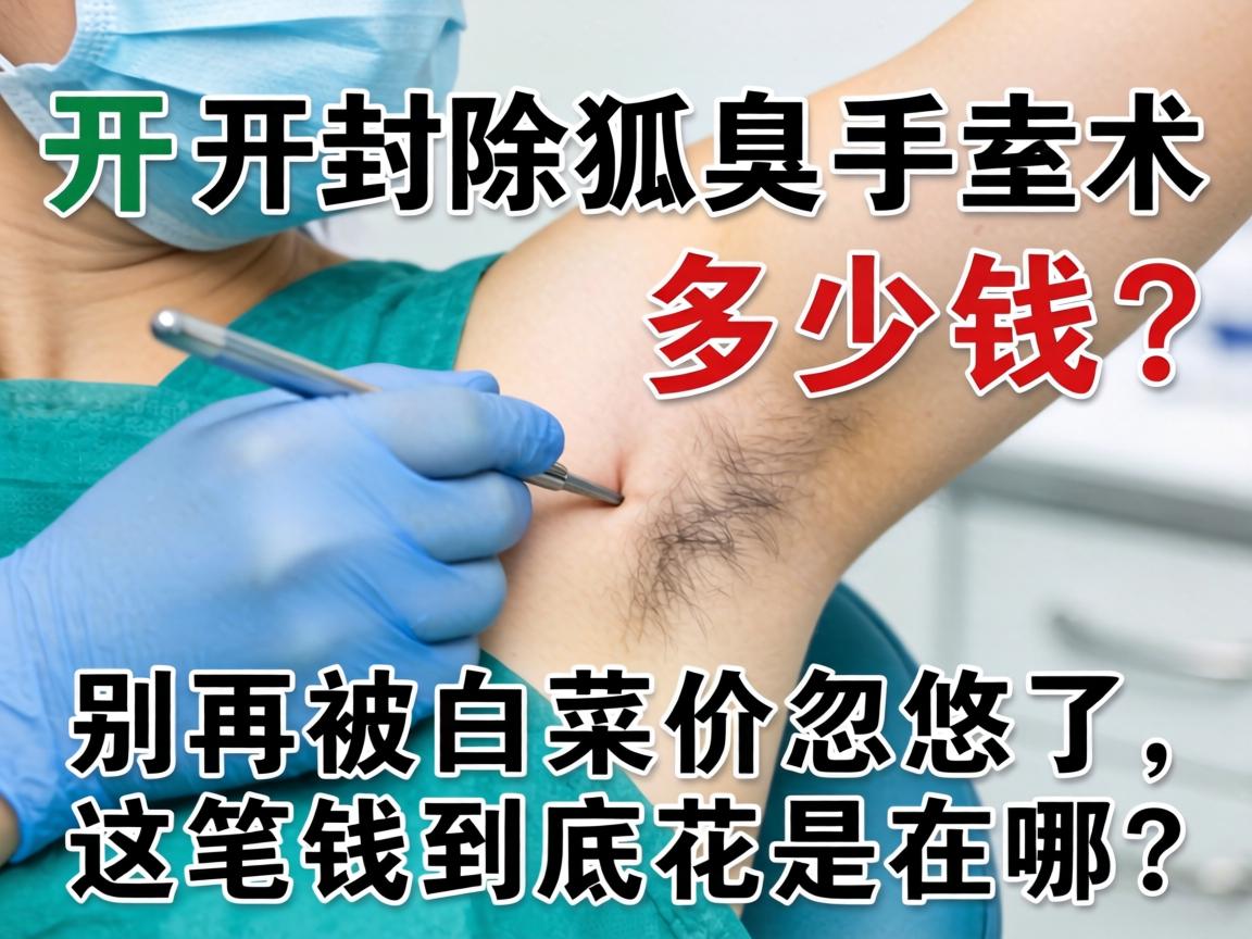 开封除狐臭手术多少钱?别再被白菜价忽悠了,这笔钱到底花在哪? 开封除狐臭手术多少钱?别再被白菜价忽悠了,这笔钱到底花在哪?